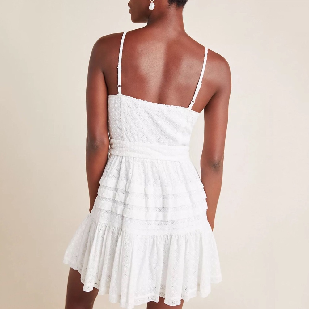 Anthropologie Paige Nahla Eyelet Mini Dress - Picture 2 of 6